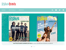 Tablet Screenshot of festivalplaner.de